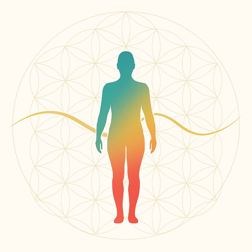 Spiral of Transformation diagram with frequency, duration, intensity markers.